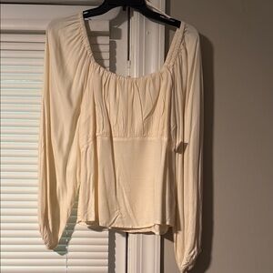Old Navy Elegant Cream Women's Top